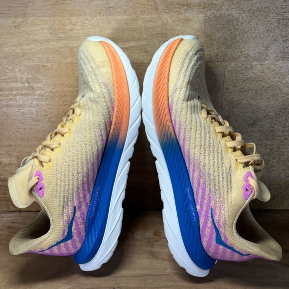 Hoka One One Mach 5 Womens Size 8.5 Running Shoes Sneakers Impala Cyclamen - Picture 6 of 12